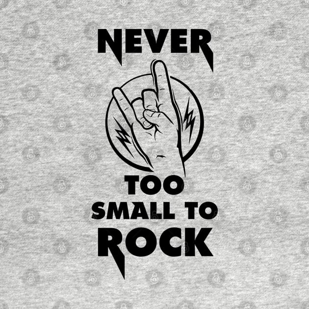 never too small to rock by bisho2412